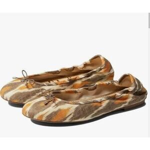 NWOB Sam Edelman Felicia Flats in Grey Linen Size 7